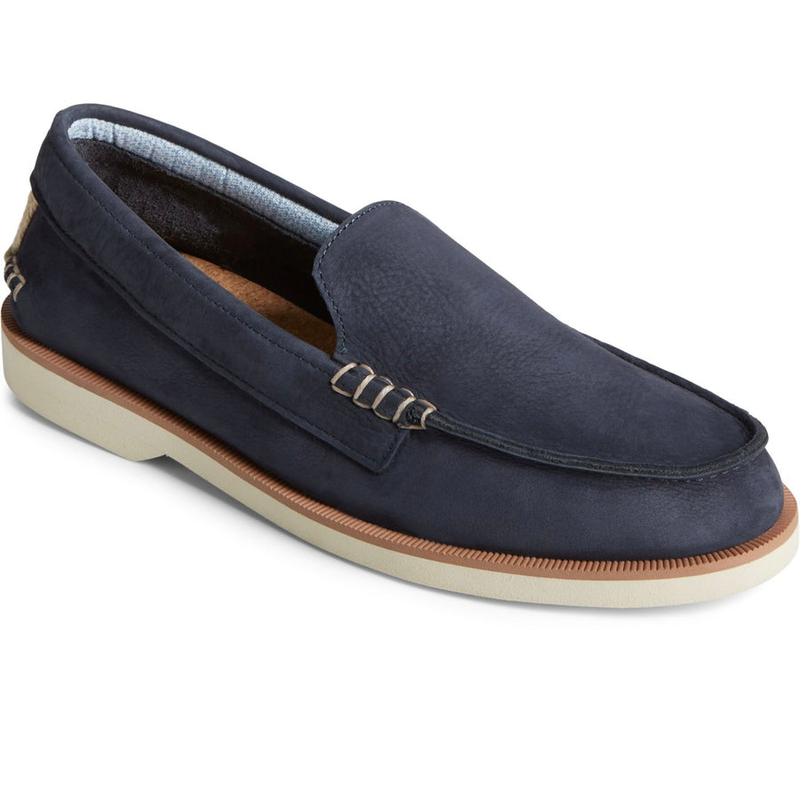 Men's A/O Venetian Double Sole Wide Nubuck - Navy