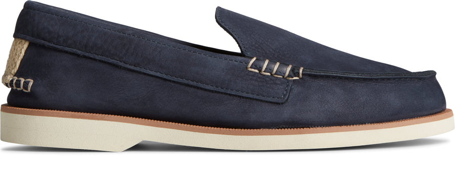 Men's A/O Venetian Double Sole Wide Nubuck - Navy