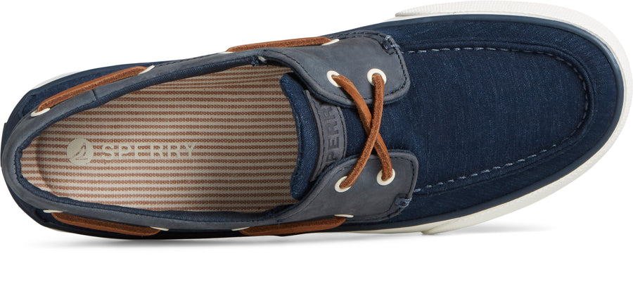 Men's Bahama II Preppy Linen Sneaker Navy