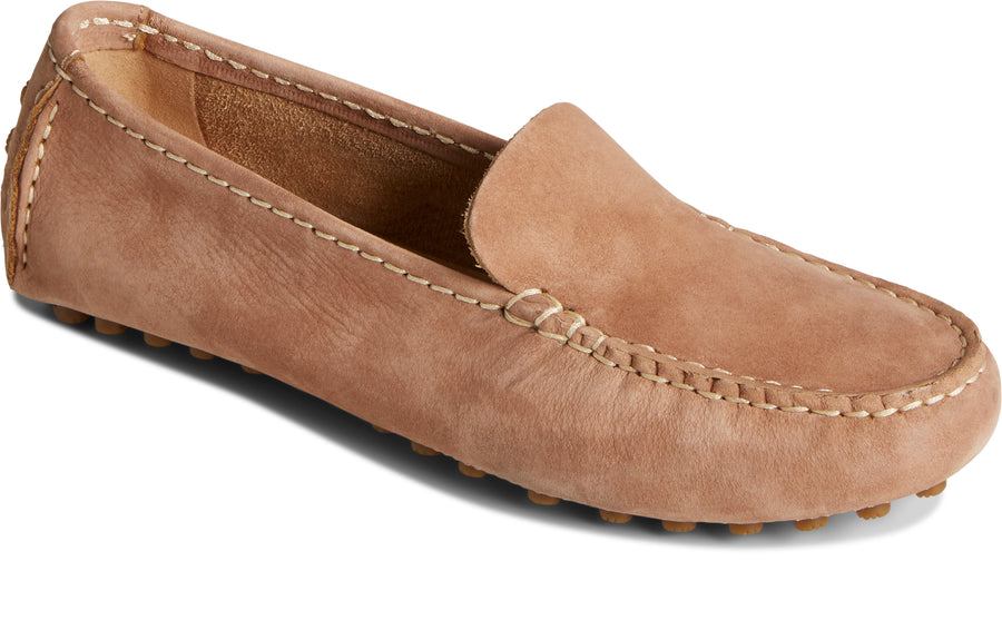 Women's Port Driving Moc Leather - Tan