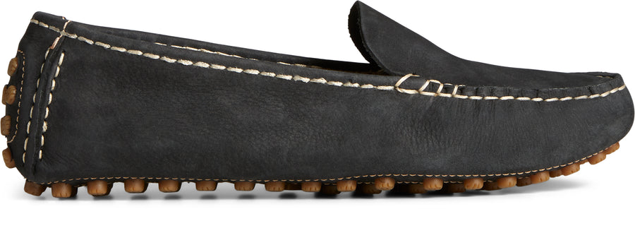 Women's Port Driving Moc Leather - Black