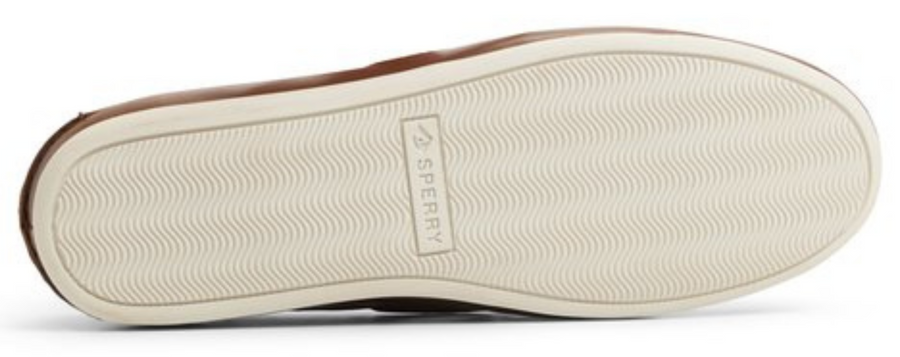 Women's Slim Boat Leather Distress Tan